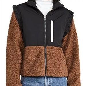 SANDY LIANG RUFFLE FLEECE MIA NWT